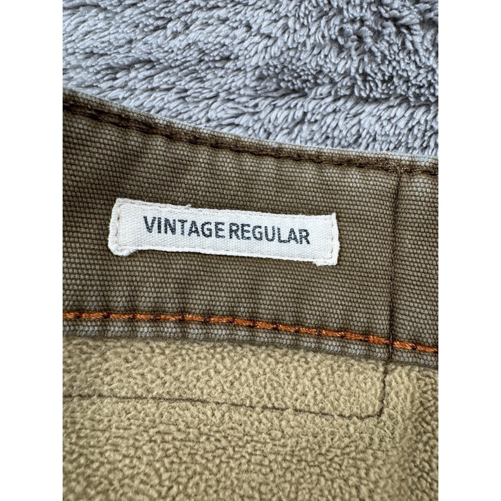Weatherproof Vintage Men's Fleece Lined Tan Jeans Size 38x30 - Picture 11 of 11